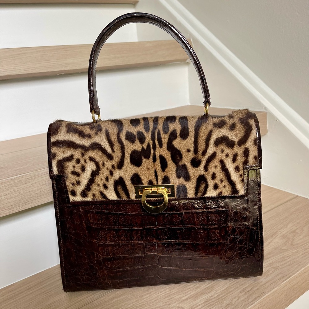 Authentic Crocodile and Tiger Skin Women’s Formal Bag